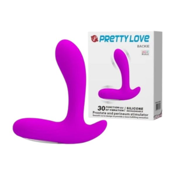 Pretty Love Backie analinis žaislas 1 Pretty Love Backie švelnios „soft touch“ tekstūros analinis plugas