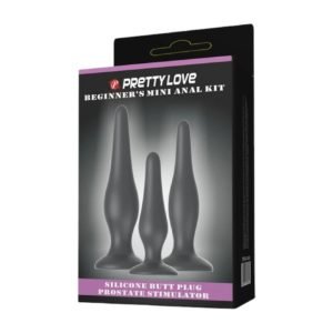 Pretty Love Beginner’s Mini Anal Kit analinis žaislas 1 Pretty Love Beginner's Mini Anal Kit kompaktiškas, patogus analinis rinkinys pradedantiesiems