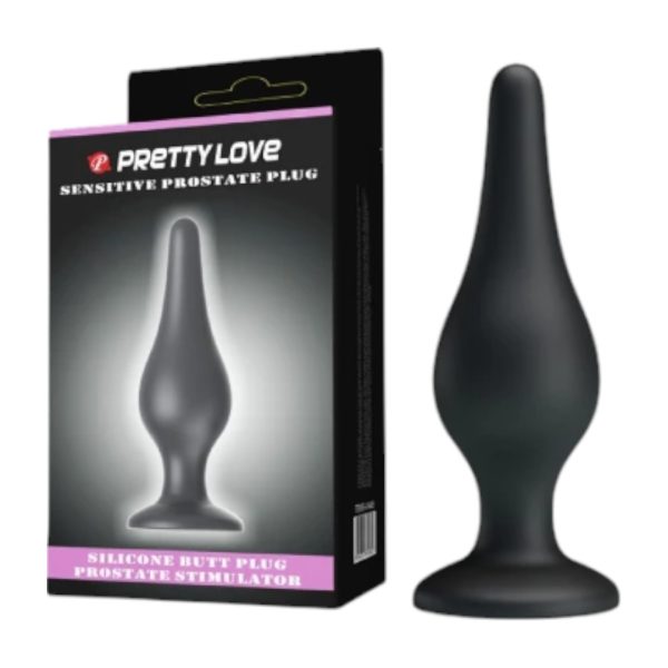 Pretty Love Sensitive Prostate Plug analinis žaislas 1 Pretty Love Sensitive Prostate kompaktiškas, švelnios „soft touch“ tekstūros prostatos masažuoklis