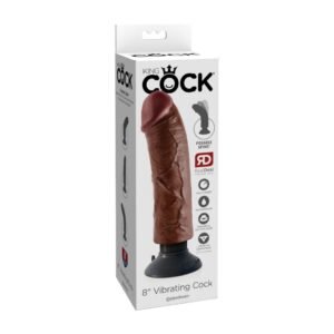 King Cock 8” Vibrating Cock vibratorius 3 King Cock 8'' Vibrating Cock