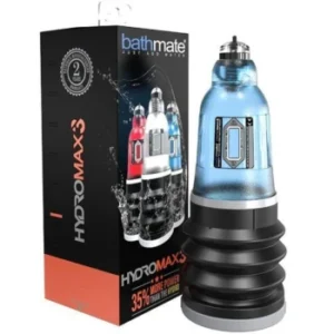 Bathmate HydroMax 3 penio, vaginos pompa 1 Bathmate HydroMax 3 – kompaktiška vandens hidropompa, cilindras su skale iš arti Bathmate HydroMax 3 penio, vaginos pompa 1 Bathmate HydroMax 3 – kompaktiška vandens hidropompa, cilindras su skale iš arti