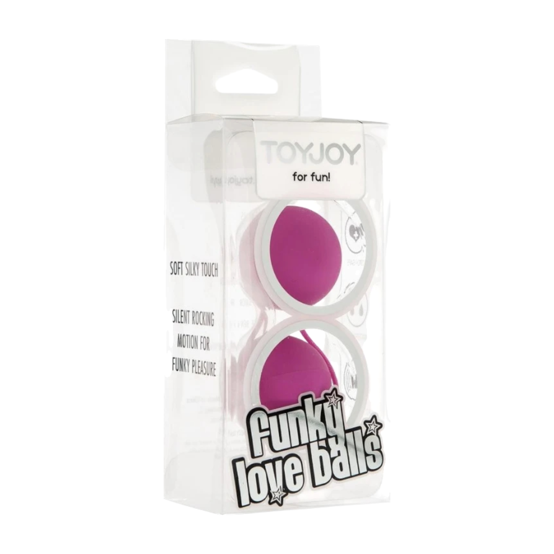 Funky Love Balls vaginalinis kamuoliukas 1 ToyJoy Funky Love Balls vaginaliniai kamuoliukai Funky Love Balls vaginalinis kamuoliukas 1 ToyJoy Funky Love Balls vaginaliniai kamuoliukai