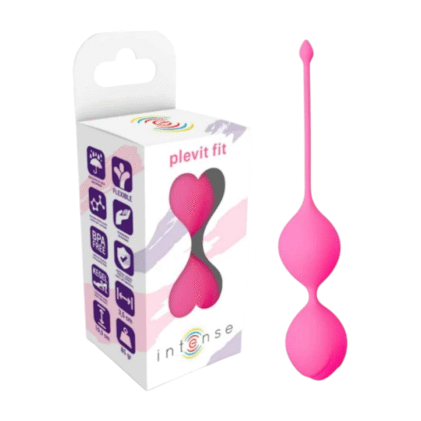 Intense Plevit Fit Pink vaginalinis kamuoliukas 1 Intense Plevit Fit Pink