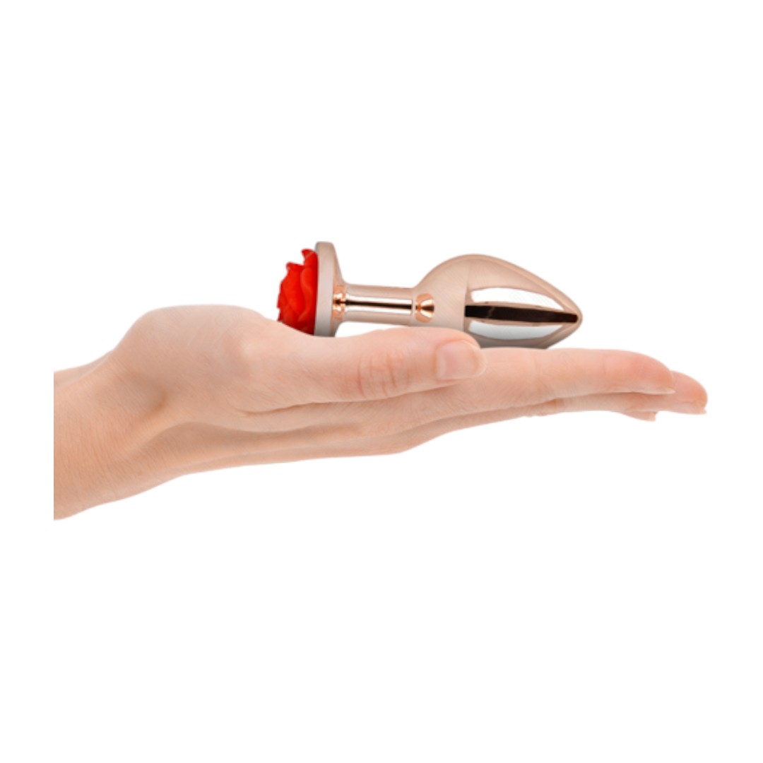 KINK – PINK GOLD ANAL PLUG WITH RED ROSE M analinis žaislas 2 KINK - PINK GOLD ANAL PLUG WITH RED ROSE M - Image 2 KINK – PINK GOLD ANAL PLUG WITH RED ROSE M analinis žaislas 2 KINK - PINK GOLD ANAL PLUG WITH RED ROSE M - Image 2
