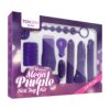 Mega Sex Toy Kit Purple – violetinis sekso žaislų rinkinys, komplektas iš arti