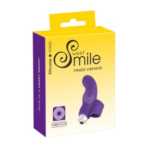 Sweet Smile Finger Vibrator vibratorius 2 Finger tipo vibratorius „Sweet Smile“ – silikoninis korpusas ir valdymo mygtukas