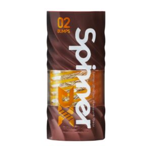 Tenga Spinner DX 02 Bumps 2 TENGA Spinner DX 02 Bumps – spiralinis masturbatorius su „burbuliukų“ tekstūra, vaizdas iš arti