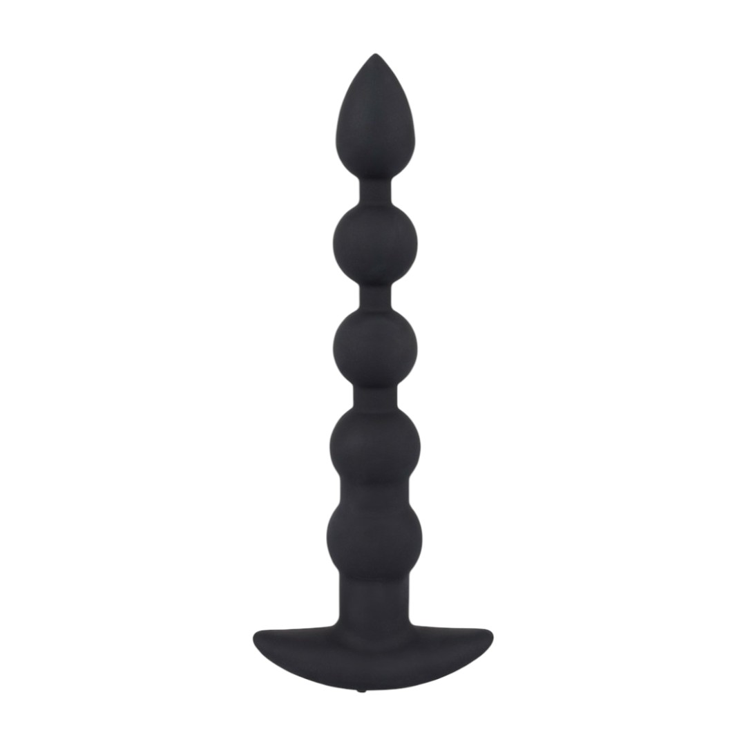 Black Velvets Rechargeable Beads 2 Rechargeable Beads Black Velvets – silikoninės anal beads su žiedeliu Black Velvets Rechargeable Beads 2 Rechargeable Beads Black Velvets – silikoninės anal beads su žiedeliu