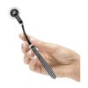 Fifty Shades Darker Adrenaline Spikes – 22 spygliais metalinis Wartenberg ratukas jautriam odos stimuliavimui. ✅ Stilingas, kokybiškas pasirinkimas BDSM žaidimams.