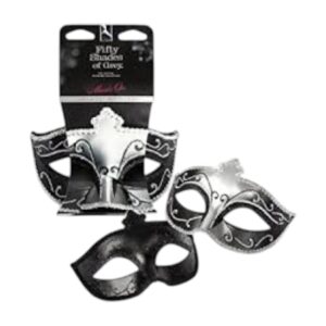 Fifty Shades of Grey Masks On Fifty Shades of Grey Masks On – dviejų juodų akių kaukių rinkinys