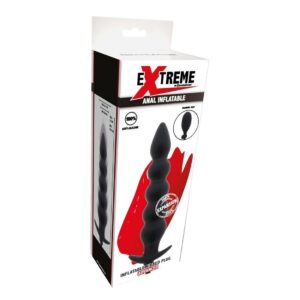 Hidden Desire Extreme Inflatable Ribbed Plug Advance 1 Fusion X Penis Growth Training Comfort Set – skaidrus cilindras, komforto manžetė ir priedai, rinkinio vaizdas
