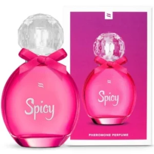 Obsessive Spicy 30 ml 1 Obsessive Spicy 30 ml – feromoniniai kvepalai, flakonas iš arti