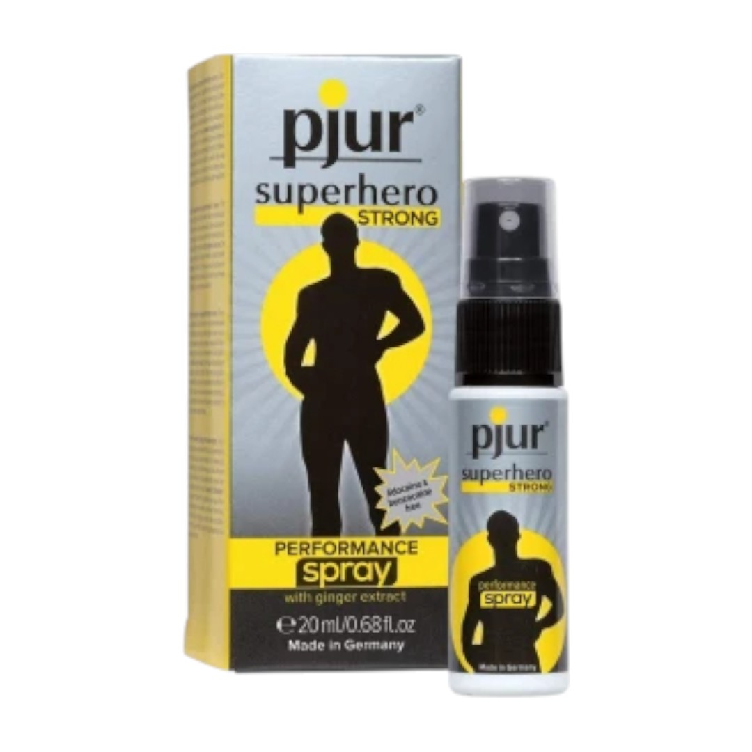 Pjur Superhero Strong Spray 20 ml SilexD Premium Thermoreactive Realistic Penis 17,8 cm - realistiškas silikoninis dildo su siurbtuko baze Pjur Superhero Strong Spray 20 ml SilexD Premium Thermoreactive Realistic Penis 17,8 cm - realistiškas silikoninis dildo su siurbtuko baze