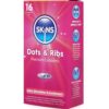 SKINS – DOTS & RIBS PREMIUM CONDOMS 16 Vnt. Skins Dots & Ribs Premium Condoms 16 vnt. – stimuliuojančių prezervatyvų dėžutė su taškeliais ir rumbeliais SKINS – DOTS & RIBS PREMIUM CONDOMS 16 Vnt. Skins Dots & Ribs Premium Condoms 16 vnt. – stimuliuojančių prezervatyvų dėžutė su taškeliais ir rumbeliais