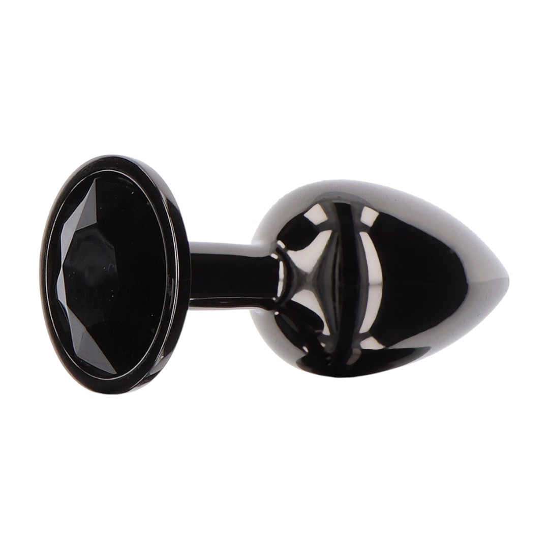 Taboom Butt Plug With Diamond Jewel S Black 2 Taboom S dydžio analinis kaištis – siaurėjanti forma ir platus pagrindas su kristalu Taboom Butt Plug With Diamond Jewel S Black 2 Taboom S dydžio analinis kaištis – siaurėjanti forma ir platus pagrindas su kristalu