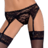 Obsessive Catia Garter Belt & Thong kelnaitės ir stringai 1 obsessive Catia Garter Belt & Thong stringai keliaraistis