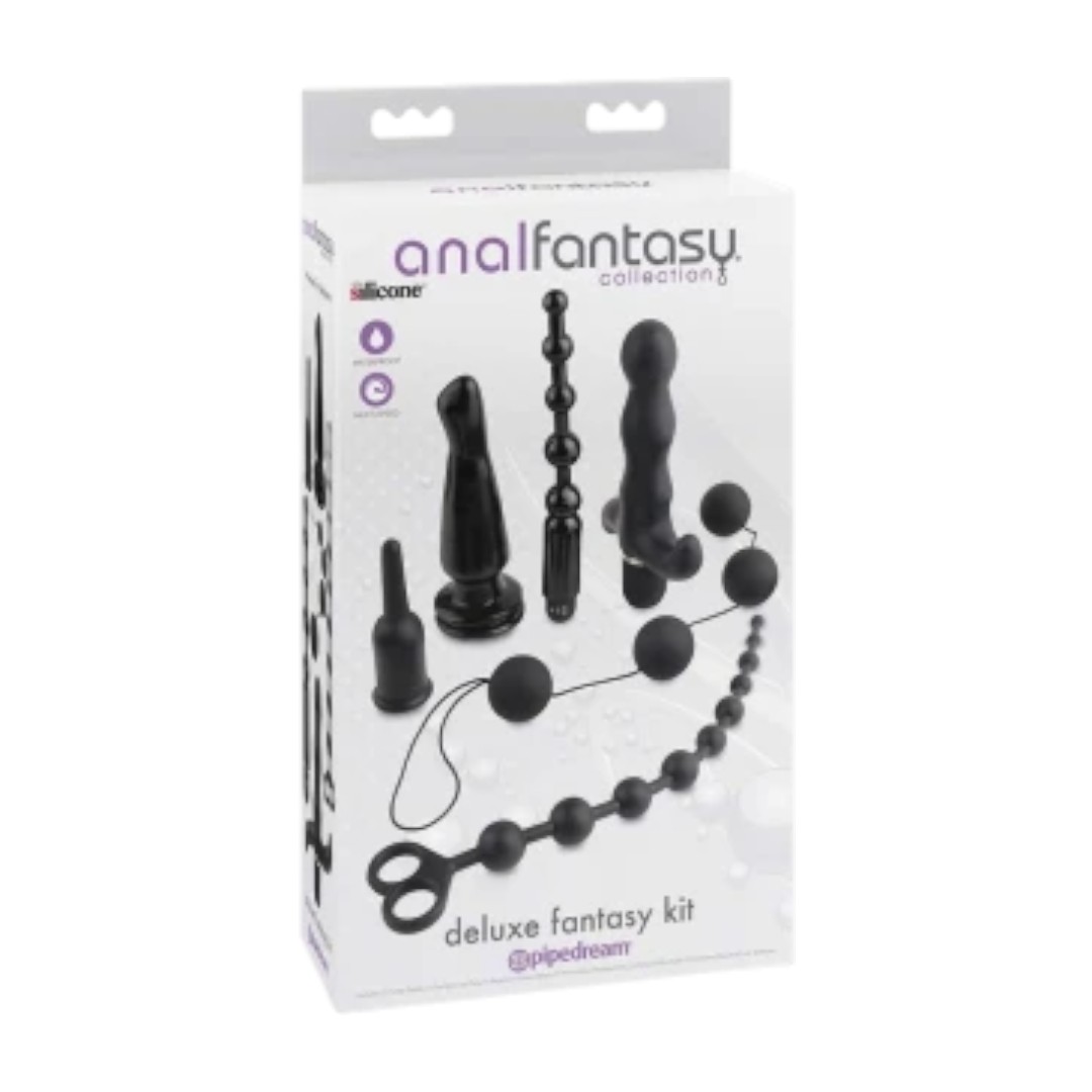 Anal Fantasy Collection Deluxe Fantasy Kit „Anal Fantasy Collection Deluxe Fantasy Kit analinis sekso rinkinys su keliais žaislais“ Anal Fantasy Collection Deluxe Fantasy Kit „Anal Fantasy Collection Deluxe Fantasy Kit analinis sekso rinkinys su keliais žaislais“