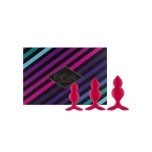 Bibitwins Buttplug 3 Set Bibitwins Buttplug 3 Set - 3 dydžių analinių kaiščių rinkinys palaipsniam ir saugiam progresui. Puikiai tinka pradedantiesiems. Įsigyk iš Prezervatyvai.lt. ❤️