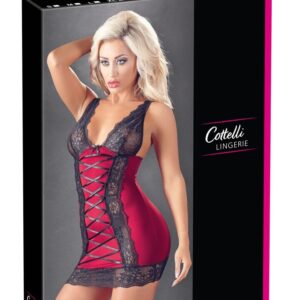 Cottelli LINGERIE Chemise 1 Cottelli LINGERIE Chemise – nėriniuoti erotiniai naktinukai