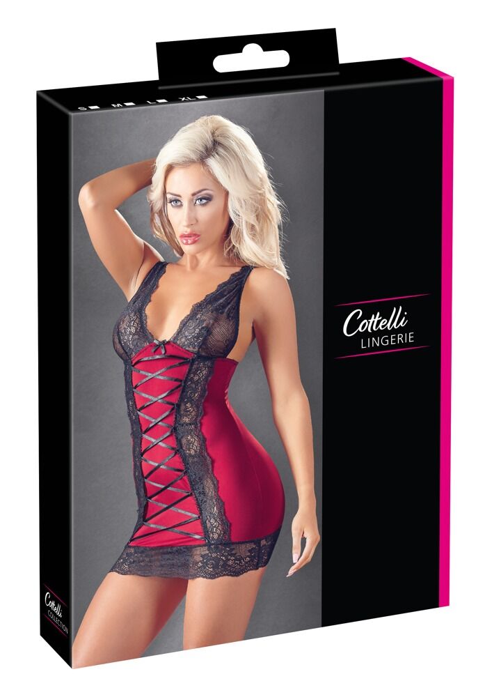 Cottelli LINGERIE Chemise 1 Cottelli LINGERIE Chemise – nėriniuoti erotiniai naktinukai Cottelli LINGERIE Chemise 1 Cottelli LINGERIE Chemise – nėriniuoti erotiniai naktinukai