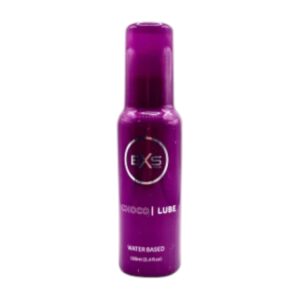 EXS Choco Lube 100 ml EXS Choco Lube 100 ml – šokolado skonio valgomas vandens pagrindo lubrikantas saldiems ir jausmingiems intymiems žaidimams. 🍫 Puiki kaina. Įsigyk iš Prezervatyvai.lt. ❤️