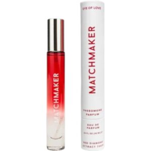 Eye Of Love Matchmaker Red Diamond 10 ml Eye Of Love Matchmaker Red Diamond 10 ml - kelioninio dydžio feromoninis kvapas moterims su jazminų, greipfruto ir gintaro natomis. Puiki kaina. Įsigyk iš Prezervatyvai.lt. ❤️