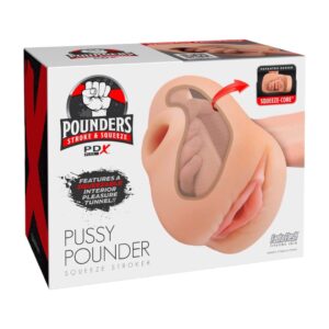 PDXP Pussy Pounder Sqeeze Stroker 1 „PDXP Pussy Pounder Sqeeze Stroker - minkštas masturbatorius vyrams“