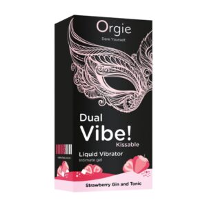 Orgie Dual Vibe! Kissable Liquid Vibrating Strawberry Gin And Tonic 1 „Orgie Dual Vibe Kissable Liquid Vibrating Strawberry Gin And Tonic“
