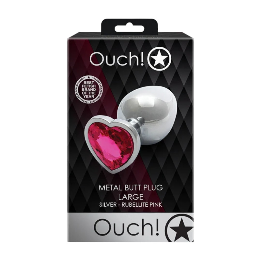 Ouch! Heart Gem Butt Plug Large 1 „Ouch! Heart Gem Butt Plug Large analinis kaištis“ Ouch! Heart Gem Butt Plug Large 1 „Ouch! Heart Gem Butt Plug Large analinis kaištis“
