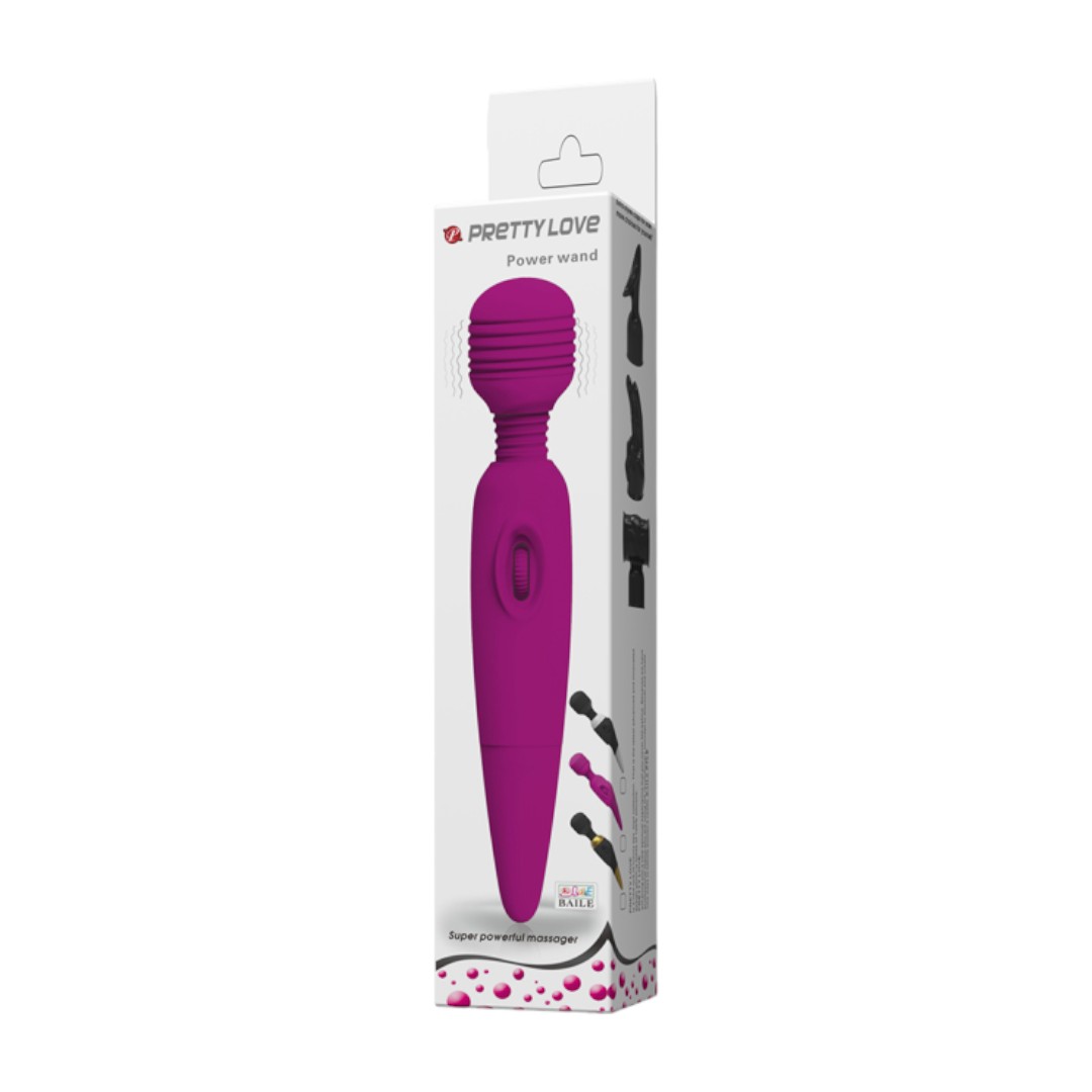 Pretty Love Power Wand Purple 1 „Pretty Love Power Wand Purple galingas masažo vibratorius“ Pretty Love Power Wand Purple 1 „Pretty Love Power Wand Purple galingas masažo vibratorius“