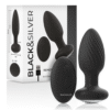 BLACK&SILVER – WELLS PLUG SILICONE ANAL ROTATOR REMOTE CONTROL 1