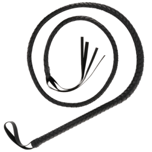 DARKNESS – BLACK BONDAGE WHIP 1 DARKNESS - BLACK BONDAGE WHIP