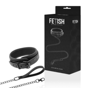 FETISH SUBMISSIVE – NOPRENE LINING CHAIN NECKLACE 1 FETISH SUBMISSIVE - NOPRENE LINING CHAIN NECKLACE
