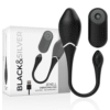 BLACK&SILVER – JENELL RECHARGEABLE VIBRATING EGG 1