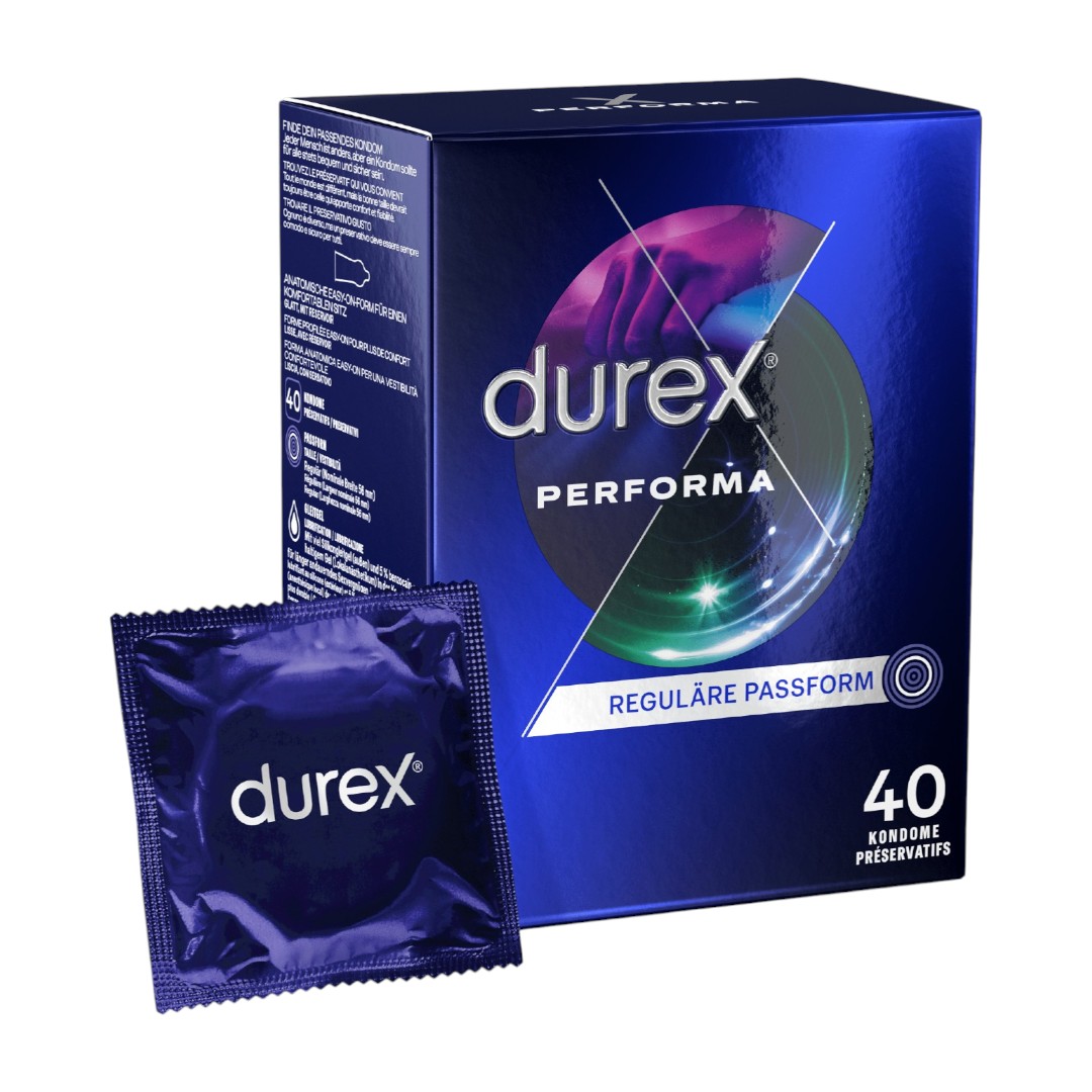 Durex Performa 40 vnt. prezervatyvai Durex Performa 40 vnt. Durex Performa 40 vnt. prezervatyvai Durex Performa 40 vnt.