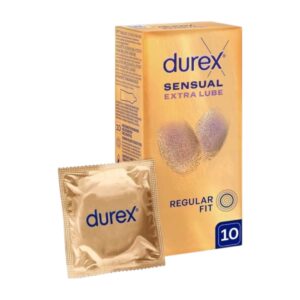 Durex Sensual Extra Lube 10 vnt. Durex Sensual Extra Lube 10 vnt.