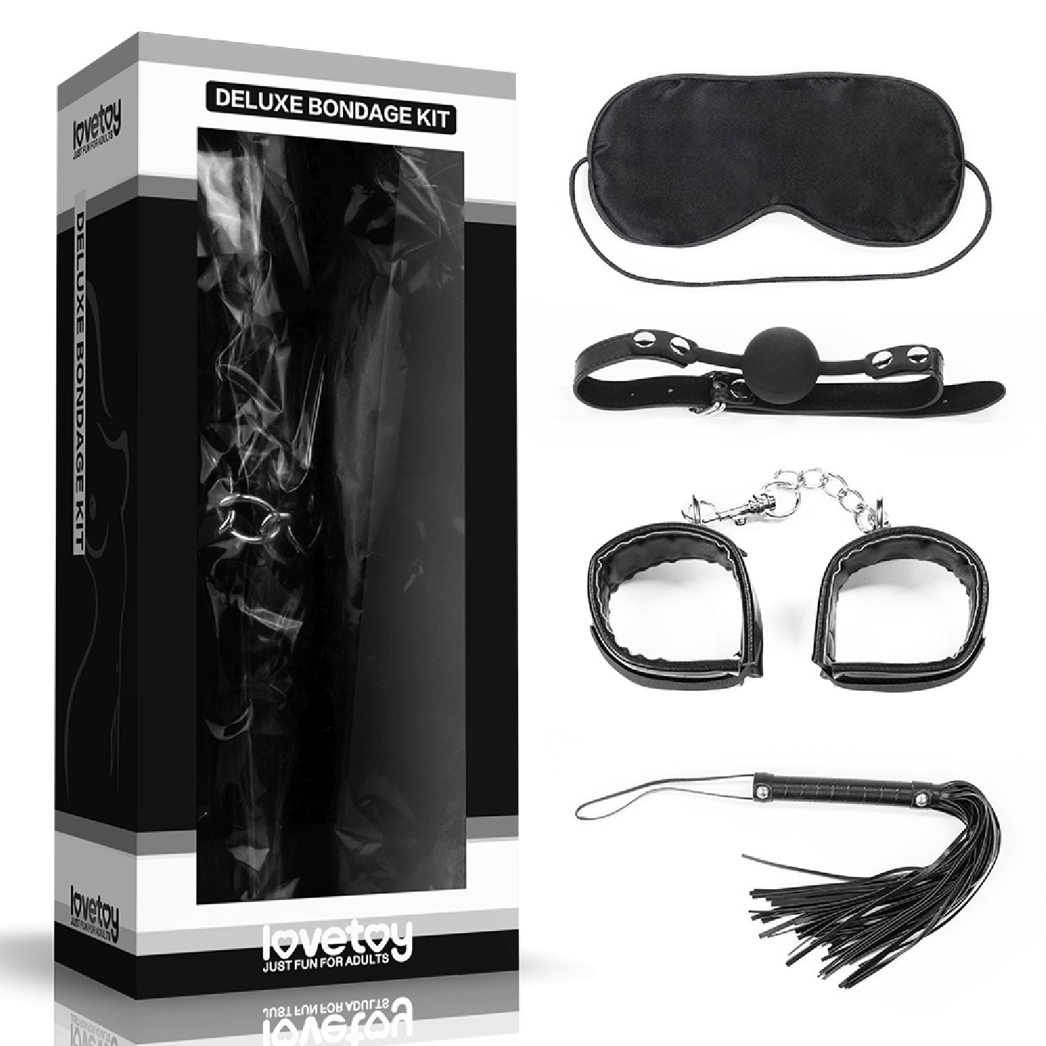 Lovetoy Deluxe Bondage Kit 1 Lovetoy Deluxe Bondage Kit Lovetoy Deluxe Bondage Kit 1 Lovetoy Deluxe Bondage Kit