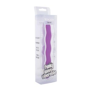 ToyJoy Funky Wave Vibrette Violet 1 ToyJoy Funky Wave Vibrette Violet